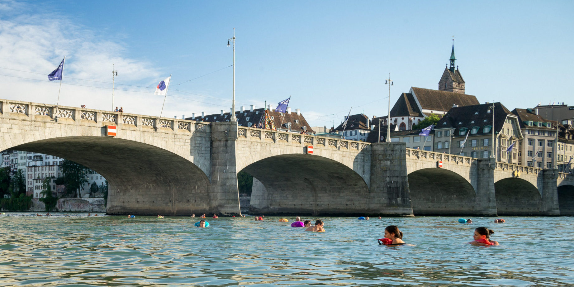 Summer Fun — Swimming in the Rhein Basel Life