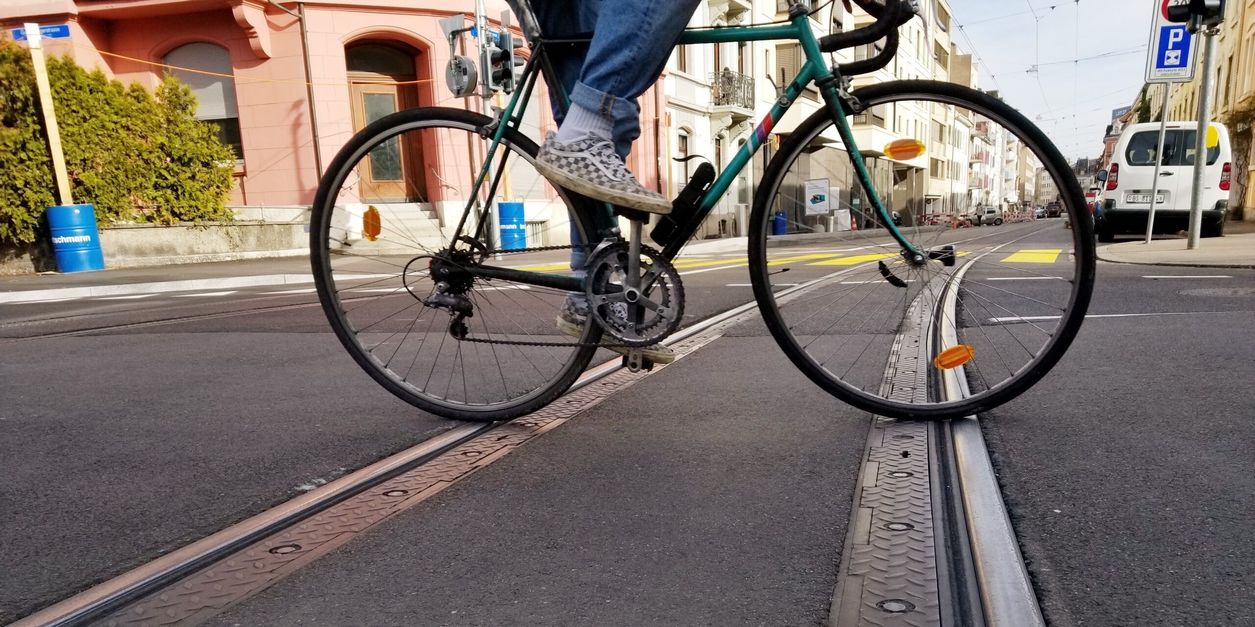 BicycleFriendly Tram Tracks Basel Life